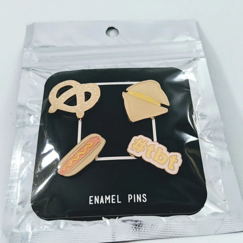 NWT TwelveNYC Macy's 4-Pack Enamel Pins